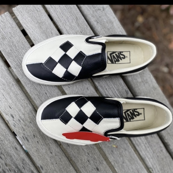 Van's Woven Leather Classic Slip-On - Picture 3 of 4